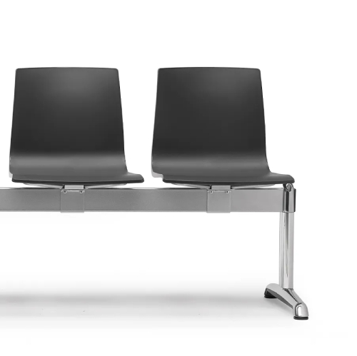 Banca sala asteptare 4 locuri cu masuta – sezut Tehnopolimer Ignifug PREMIUM - imagine 2